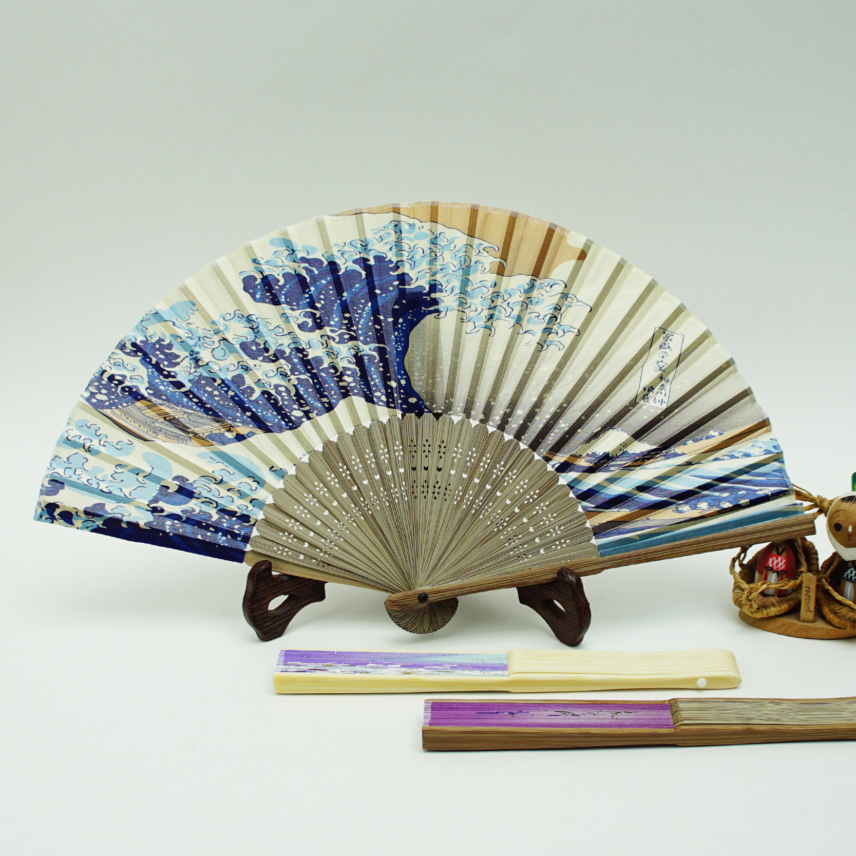 日本进口正娟竹骨折扇