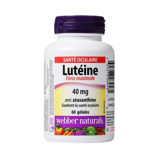 WebberNaturals伟博天然高含量成人叶黄素40毫克玉米黄质胶囊60粒