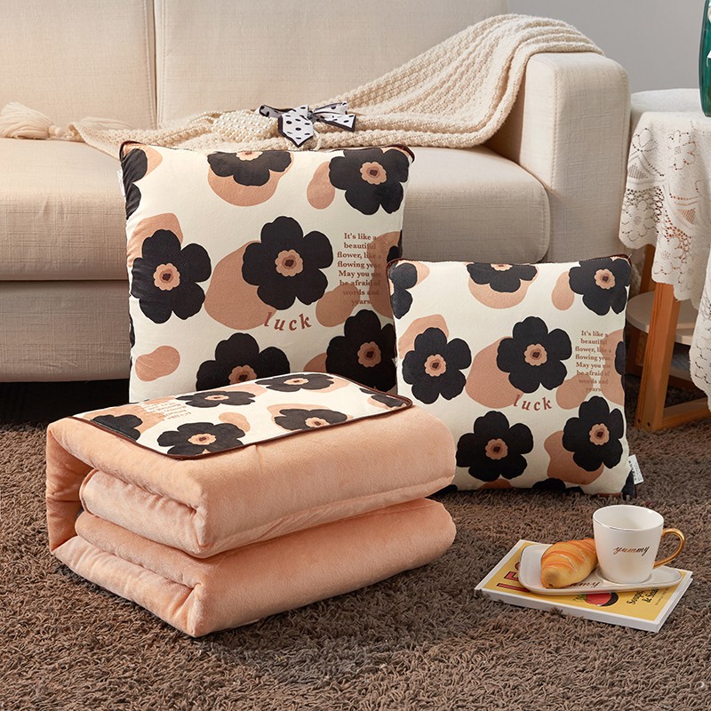 两用二合一加厚抱枕被子折叠办公室午睡枕头毯子汽车沙发靠枕车载