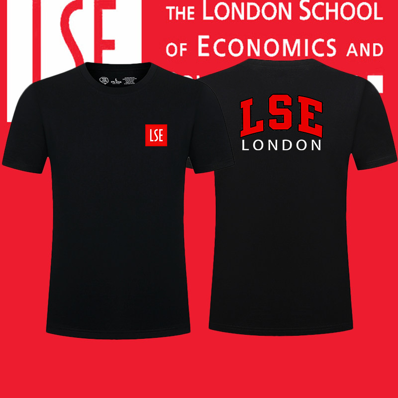 英国伦敦政治经济学院短袖纪念品周边LSE校服纯棉t恤男女半袖衣服