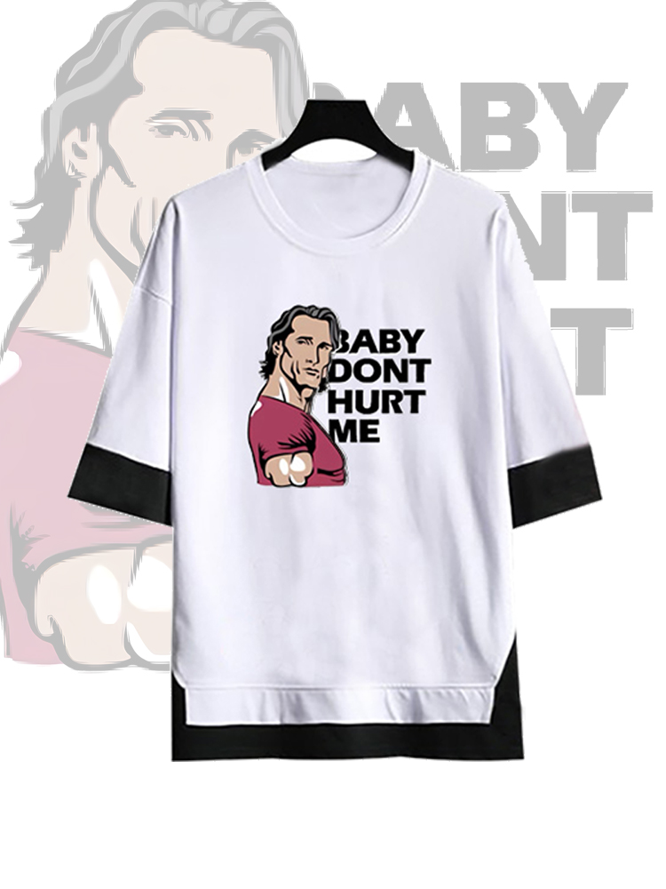 搞笑babydonthurtme五分袖