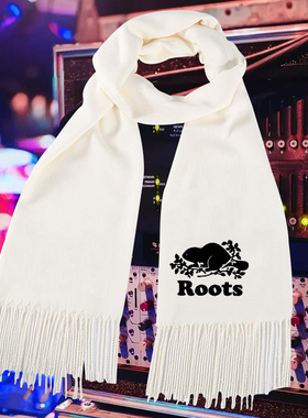 THE ROOTS乐队复古经典欧美说唱嘻哈hiphop印花围巾秋冬保暖围脖