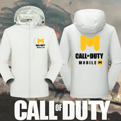 使命召唤游戏周边印花连帽冲锋衣