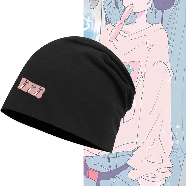 初音未来联名葱娘同款印花包头帽