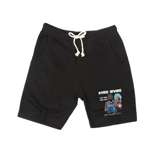 美式复古篮球欧文绝杀印花短裤独行侠11号男女宽松运动五分运动裤