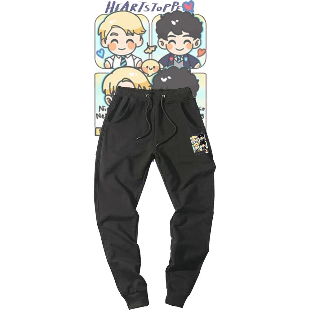 心跳漏一拍周边联名卡通印花长裤