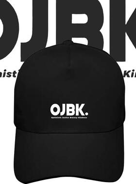国潮OJBK搞笑文字行吧印花棒球帽男女打工人秋冬休闲运动鸭舌帽子