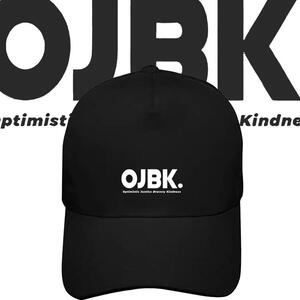 OJBK搞笑文字行吧印花棒球帽