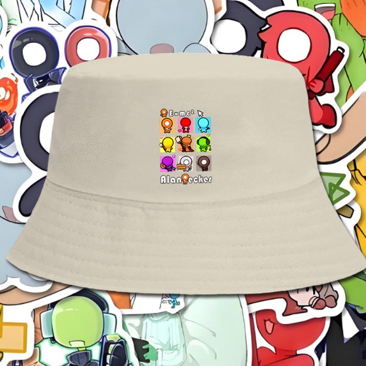 红火柴人动画卡通周边印花渔夫帽