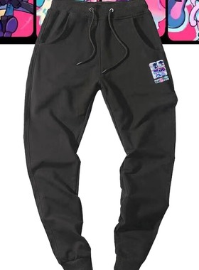 异形舞台alienstage ivan till二次元印花休闲长裤男女宽松卫裤子