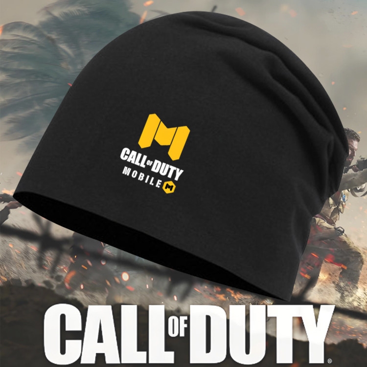 使命召唤CODM手游幽灵手机游戏周边印花包头帽男女纯棉防风堆堆帽