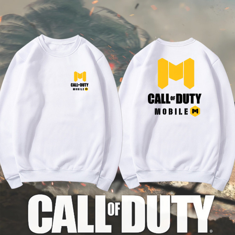 使命召唤CODM上衣手游幽灵手机游戏周边男女潮流宽松印花圆领卫衣