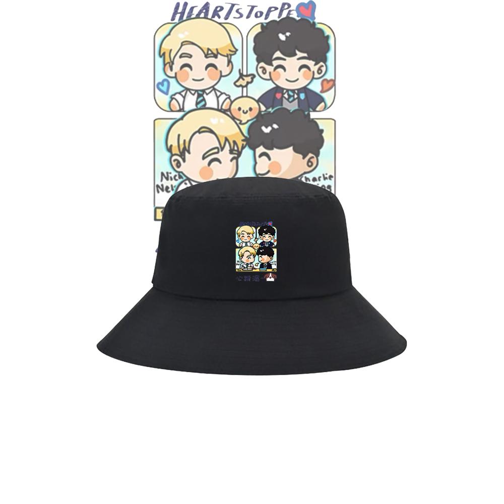 心跳漏一拍周边联名印花渔夫帽