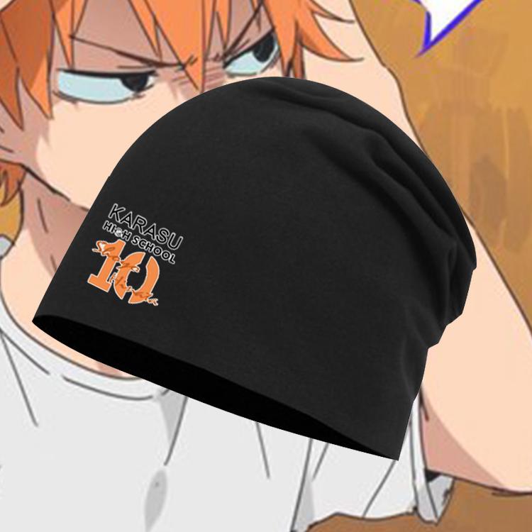 排球少年二次元周边印花包头帽