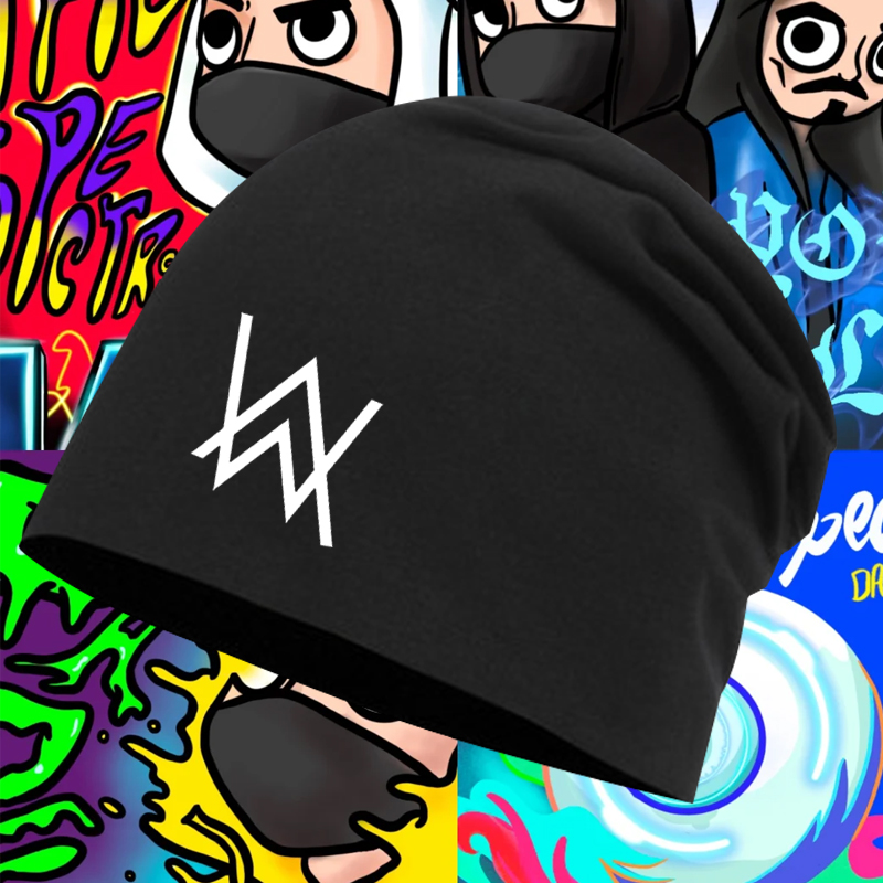 艾伦沃克alanwalker同款faded印花包头帽男女秋冬纯棉保暖堆堆帽