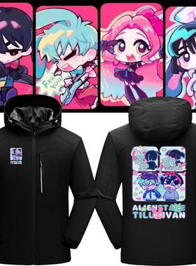 异形舞台周边alienstage ivan till同款秋冬二次元休闲保暖冲锋衣