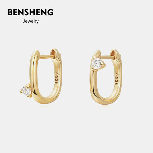 BENSHENG北极星通体925纯银耳扣