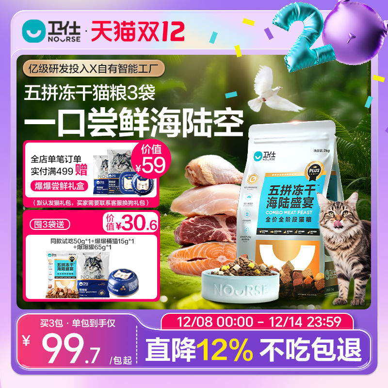 5大猎食珍馐  4重深层美毛  灵芝等29大营养