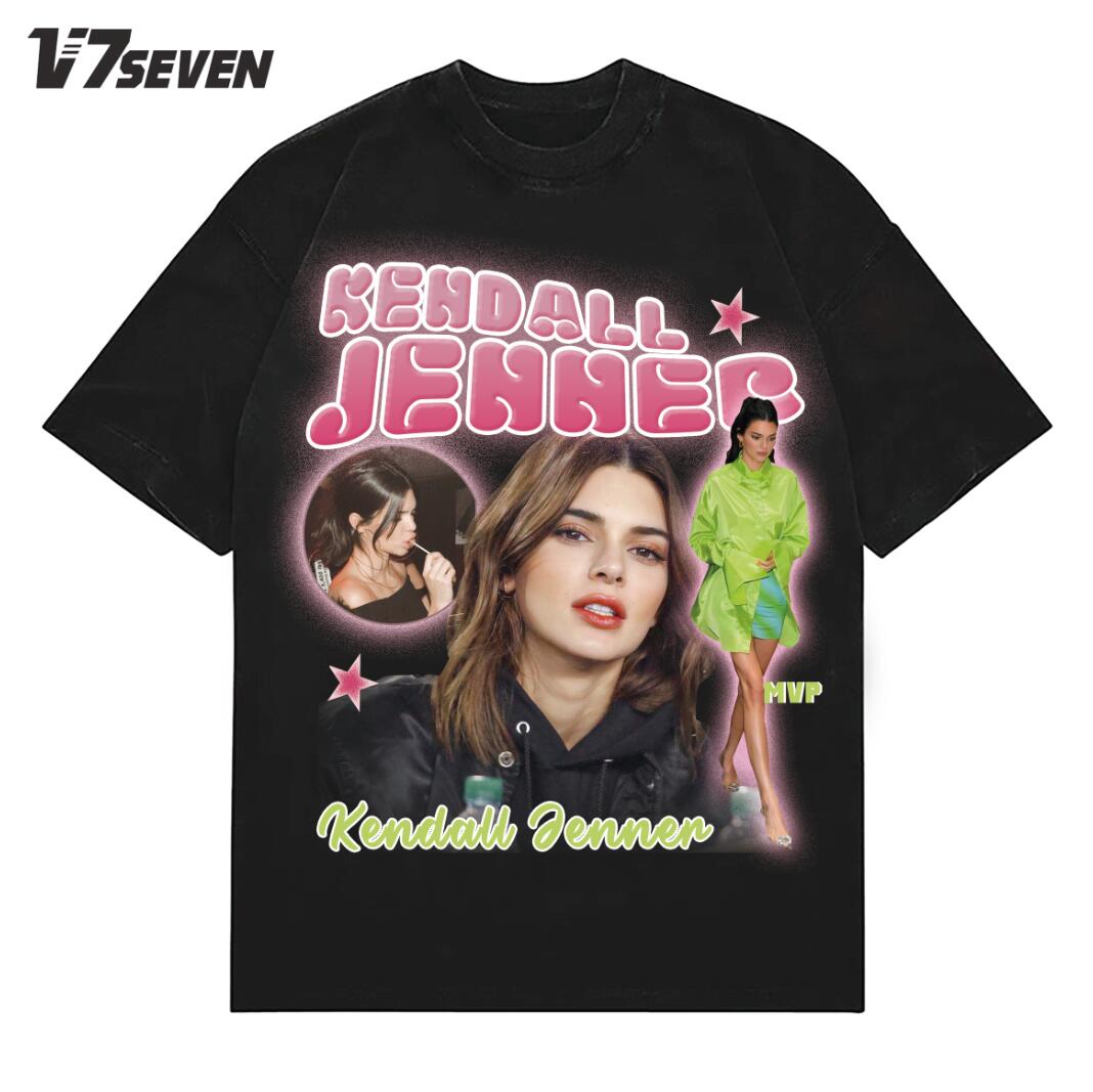 v7seven肯豆詹娜德文布克短袖