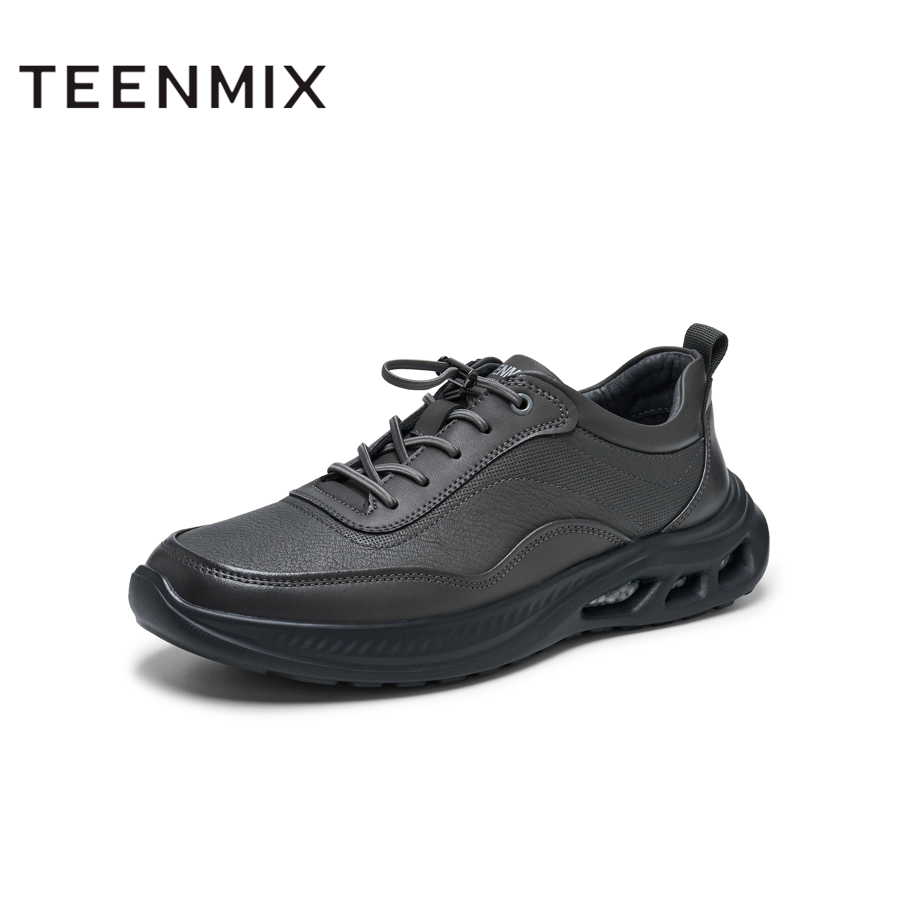 天美意2025新款商场同款百搭系带通勤休闲男健步鞋3TR01AM5