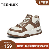 商场同款 美式 复古休闲运动鞋 天美意春秋款 女高帮鞋 CNE40AD4