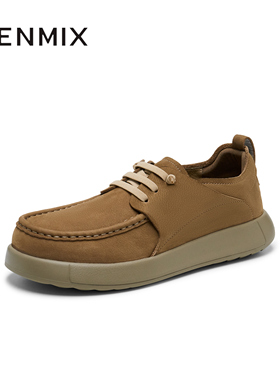 天美意2025新款商场同款百搭系带休闲通勤男工装鞋EYB04AM5