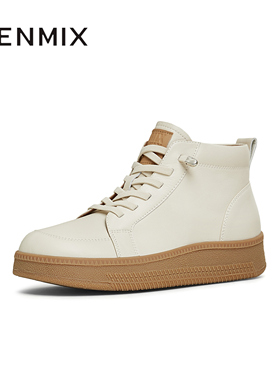 天美意冬新款商场同款休闲系带靴子通勤女时装靴CJB41DD4