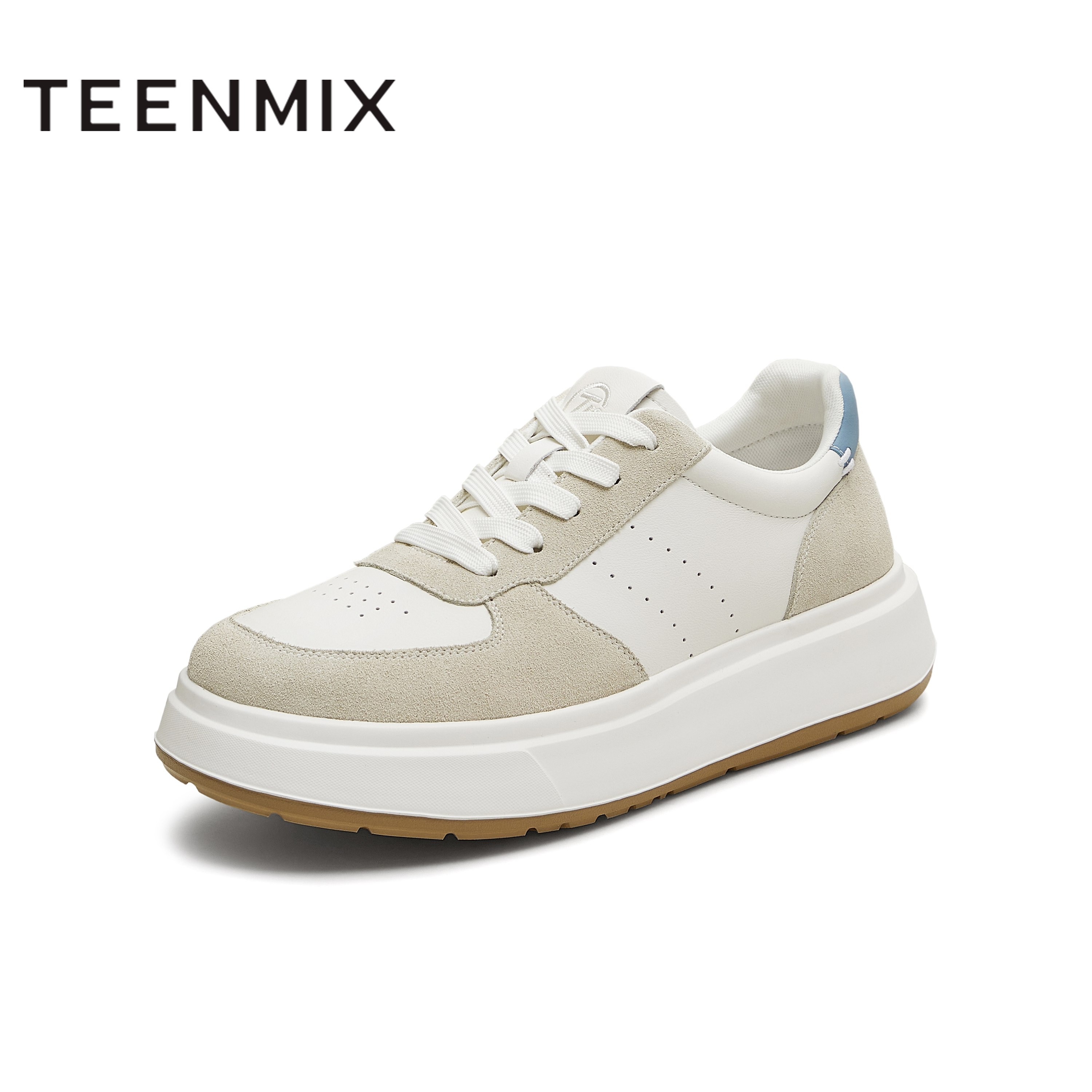 天美意2025秋新款商场同款休闲百搭厚底男女同款女板鞋KB096CM5