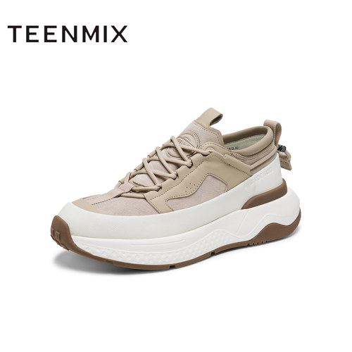 天美意冬新款商场同款时尚休闲潮流系带男老爹鞋3TD01DM4