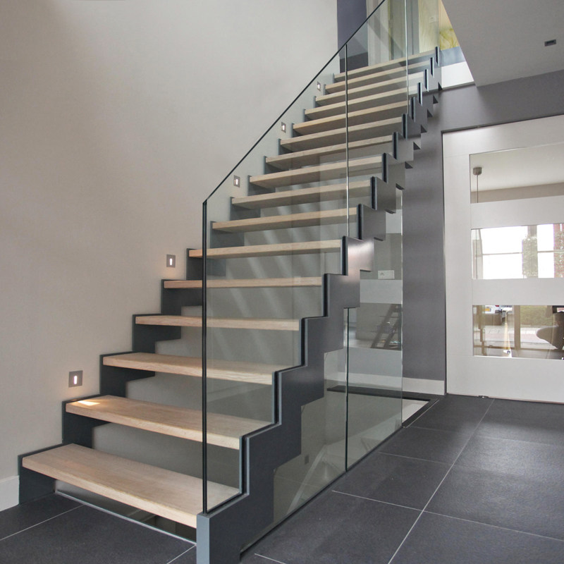 Blue Renzo Wood indoor household DIY Double-beam staircase Pyrocline compound ladder Customized steel structure loft stairsin the Whole house custom , Stairs , Overall stairs  category - from Buy2taobao.com to provide professional Taobao agent buy service