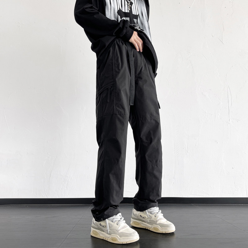 新款男生速干防水裤工装裤多袋裤冲锋裤长裤纯色3319-P50，男装工装外套，1203-1（原钱塘5012-1）