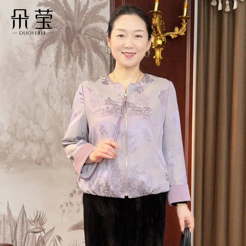 中老年人妈妈装国风新中式外套