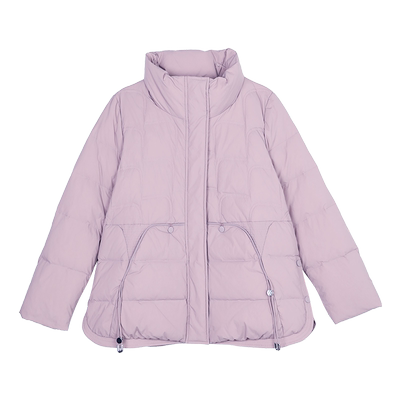 小个子妈妈秋冬装洋气短款羽绒服