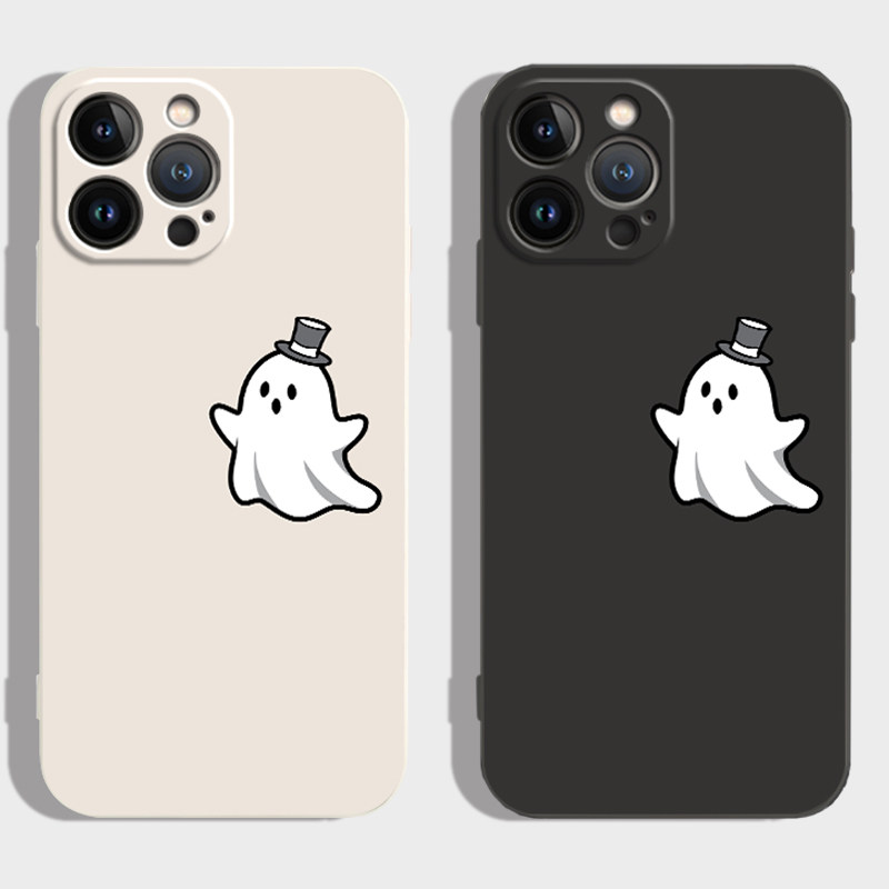 可爱幽灵适用苹果11pro手机壳iPhone17promax软壳12mini保护套13pro卡通14plus全包15pm小众16e防摔se2新品xs