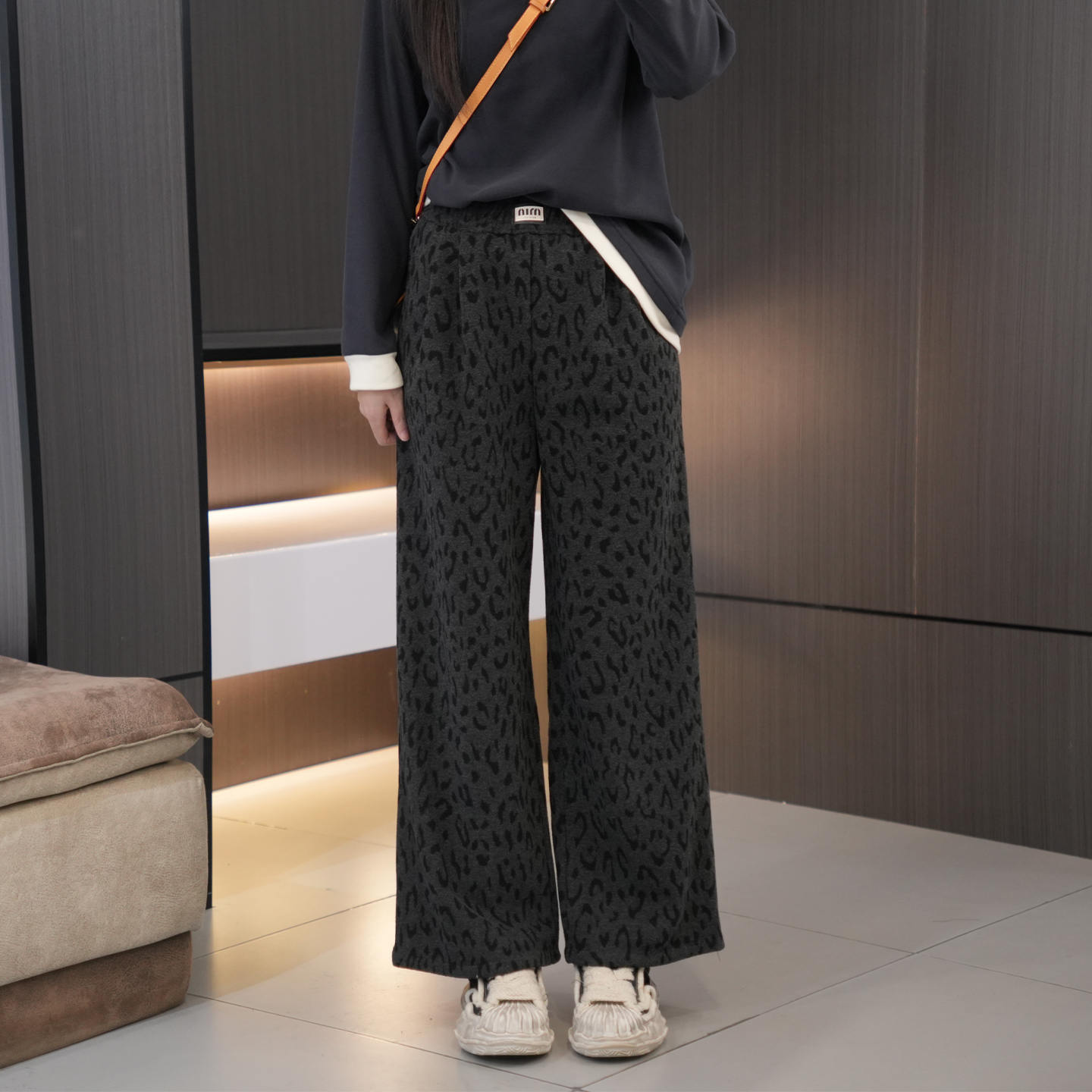 冬季必入加绒保暖高腰显瘦休闲裤