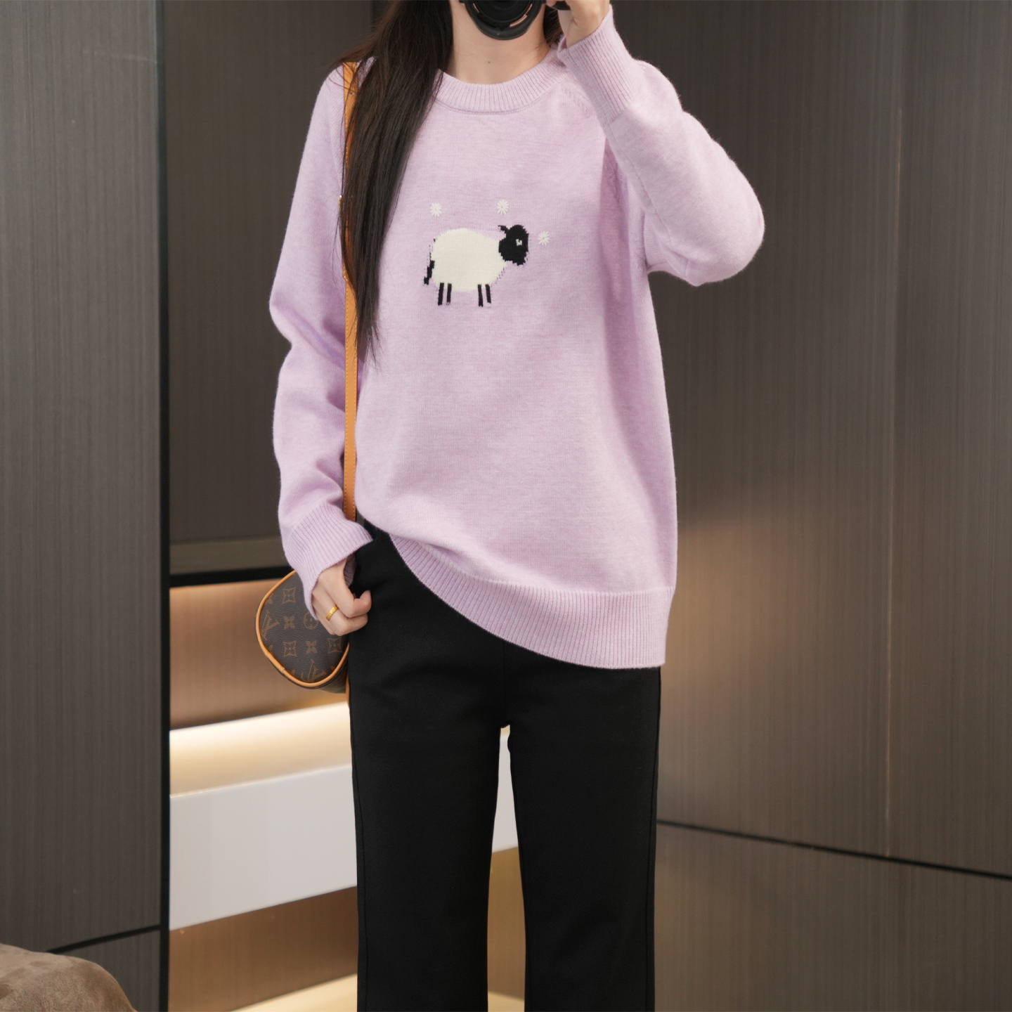 冬季必入时尚超弹百搭卡通毛衣