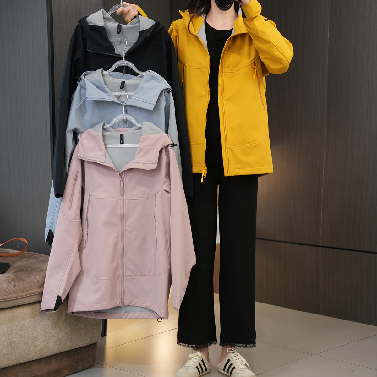 秋季必入多色防风防水冲锋衣外套