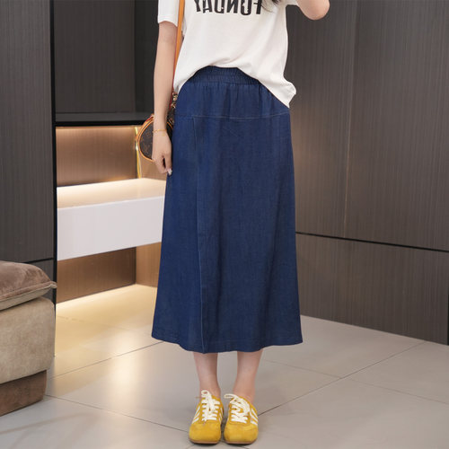 夏季必入薄款天丝高腰防走光裙裤