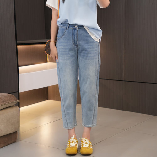 夏季必入高腰显瘦侧压线哈伦裤