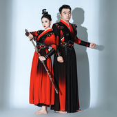 象王行舞蹈服装 九州同国风汉服全套原创汉服改良汉服打鼓演出服女