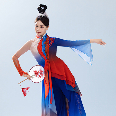 家燕归巢服装剧目服胶州秧歌舞蹈服古典舞演出服中国古典舞舞蹈服