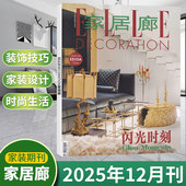 2024年1 2025年2 家庭室内装 设计师订阅过期刊 ELLE家居廊杂志2026年2月 修设计书籍家装 23年空间装 12月 12期 饰家装 饰装