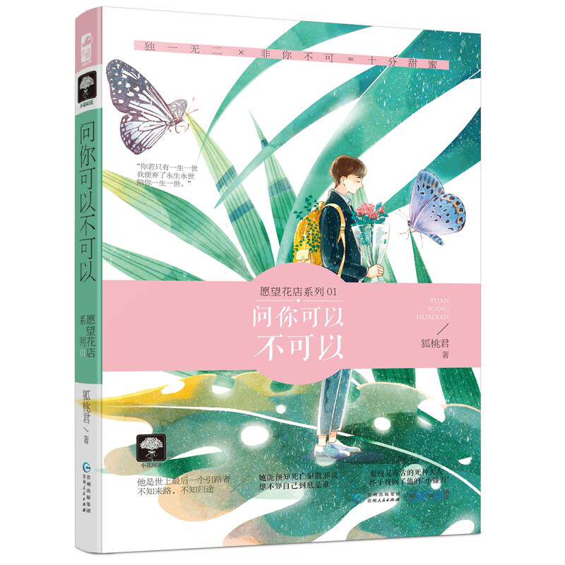 正版 问你可以不可以 狐桃君 都市轻奇幻玄幻爱情青春校园故事正能量青春小说 大鱼文化小花阅读愿望花店系列1
