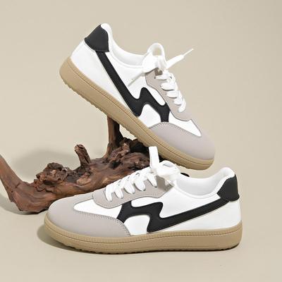 德训鞋女款2024春季新款休闲板鞋