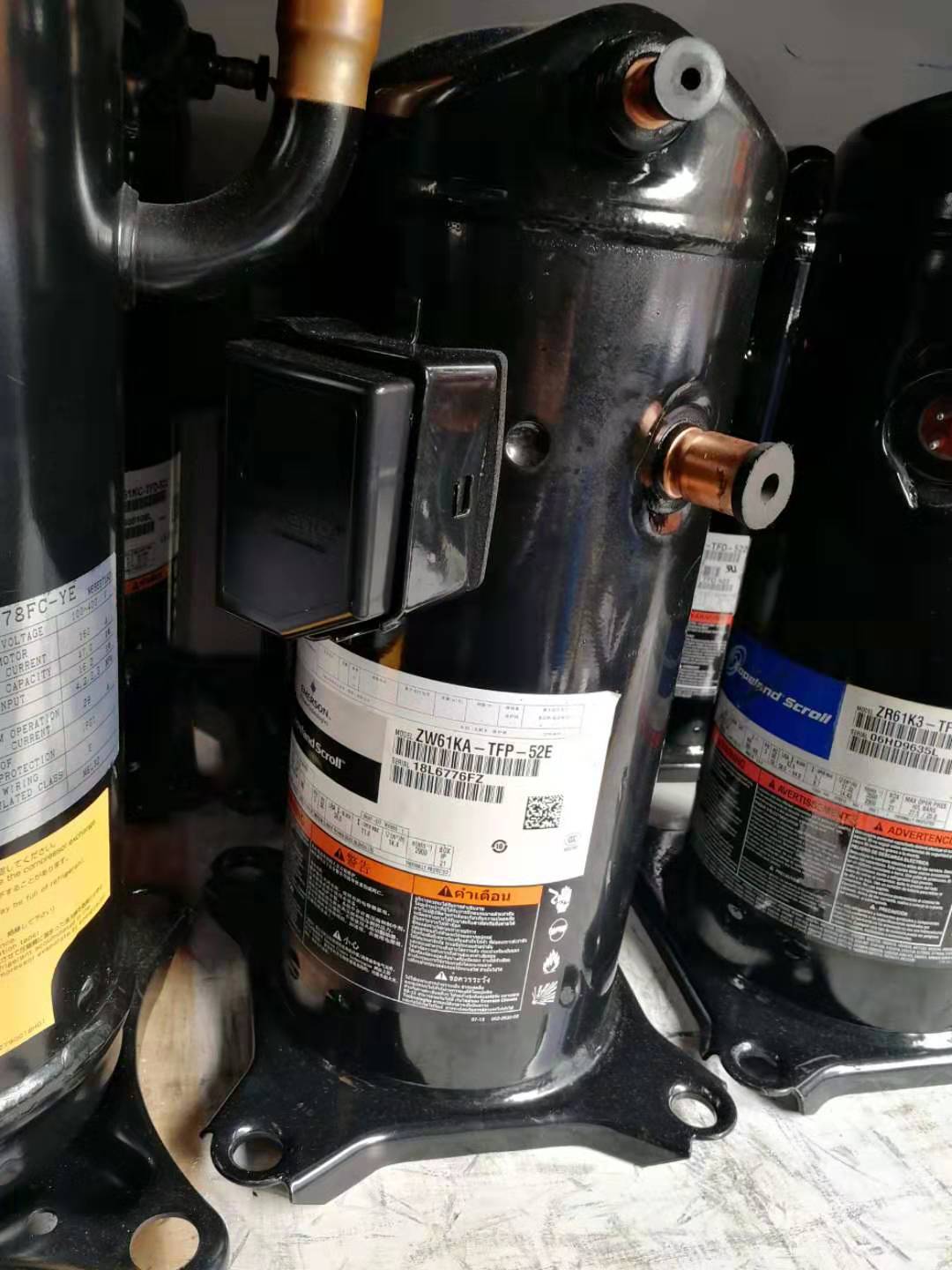 ZW72KA-TFP-542 ZW61KA-TFP-52E 522 Brand new air energy water heater valley wheel compressor