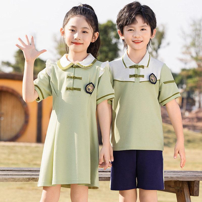 男女童汉服唐装古装夏季套装中国风古风民族服装六一儿童演出班服
