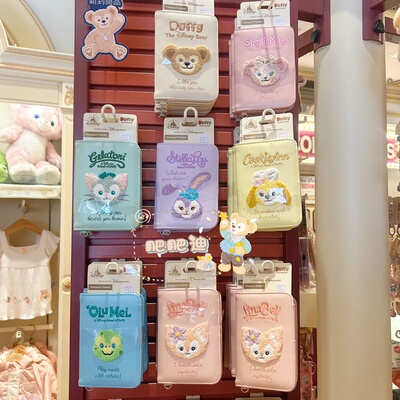 香港迪士尼可琦安olu护照夹玲娜贝儿达菲卡套保护套玫玫