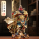 纯铜太古彩立刀关公摆件武财神爷关羽关二爷神像客厅公司招财摆件