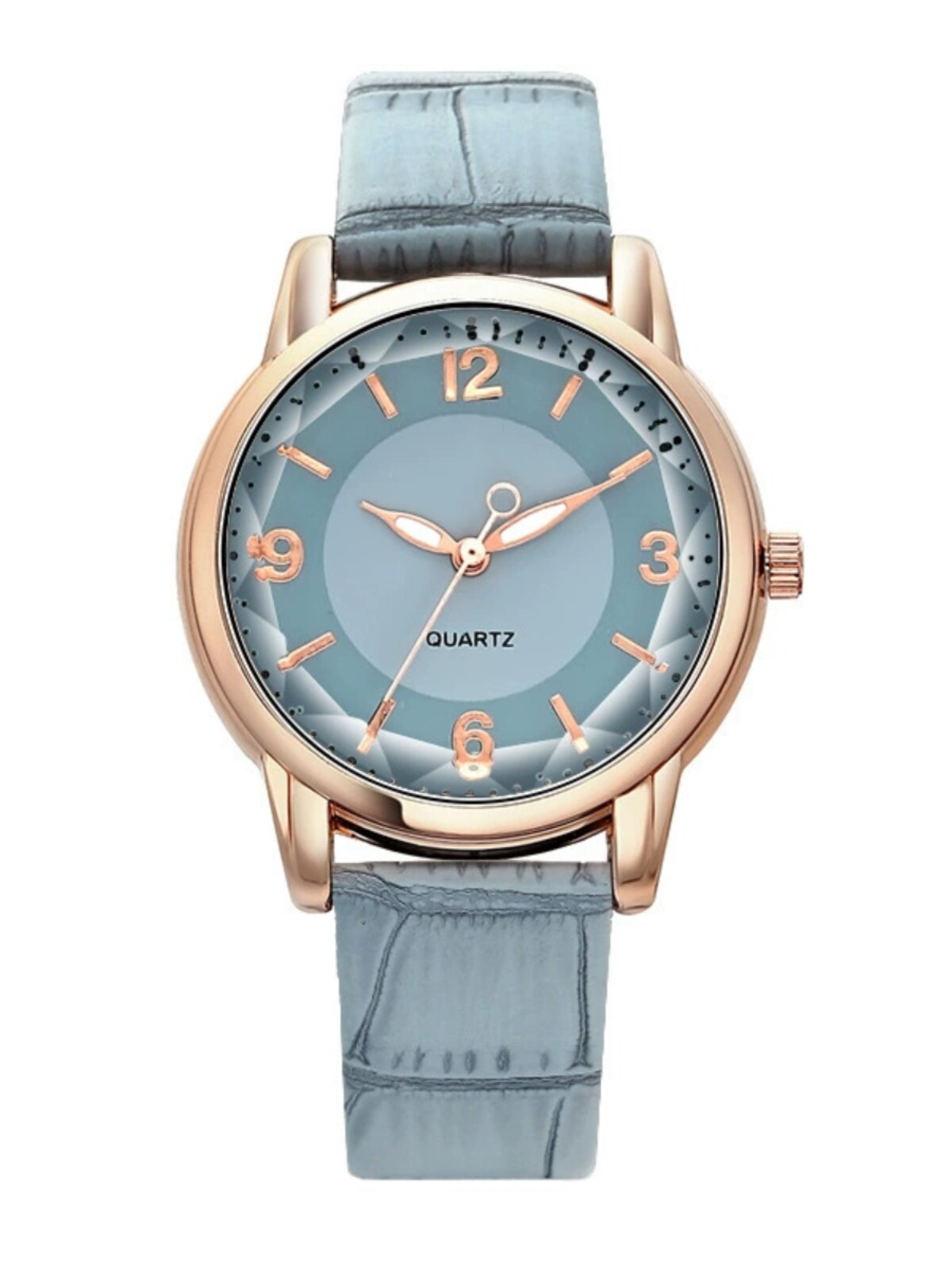 นาฬิกาผู้หญิงควอตซ์ข้ามพรมแดน หน้าปัดสองสี เข็มขัดเยลลี่ รูปสี่เหลี่ยมขนมเปียกปูน แก้ว เข็มขัดไม้ไผ่ นาฬิกาของขวัญสร้างสรรค์