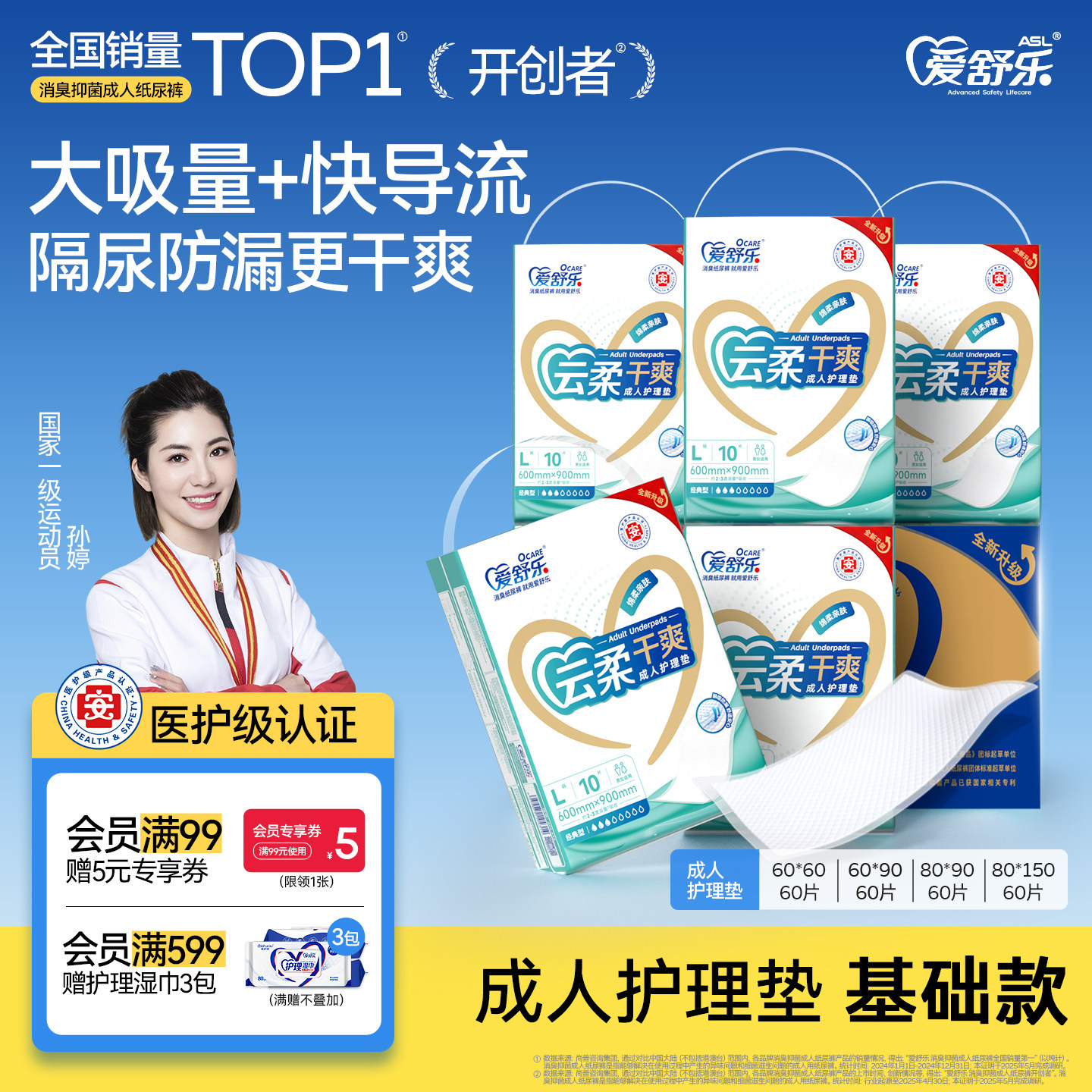 �����ֳ��˻�����80*90�Ӻ񴲵���ʪ���������û��������60Ƭ 145.5Ԫ��3��(��48.5Ԫ/��)